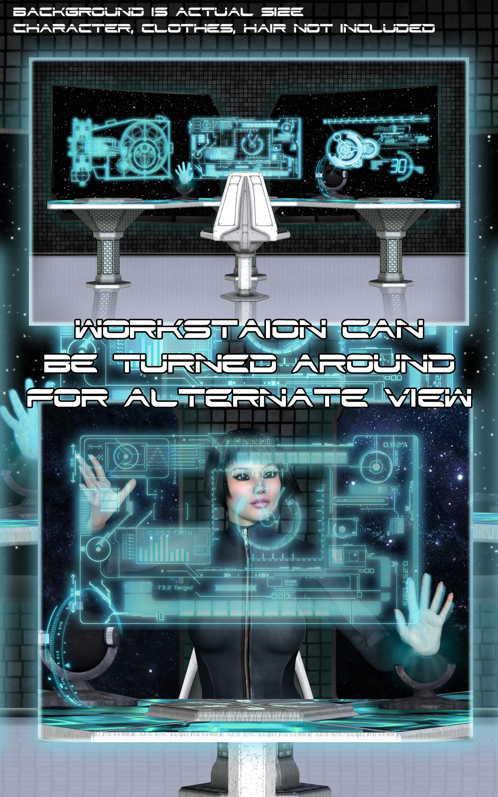 Interactive Backgrounds: Vol3 - Sci-Fi by N/A