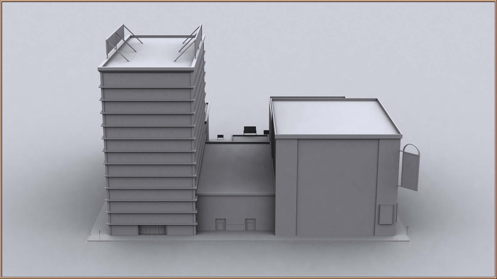 Movie Sets, Low Poly 05 by N/A