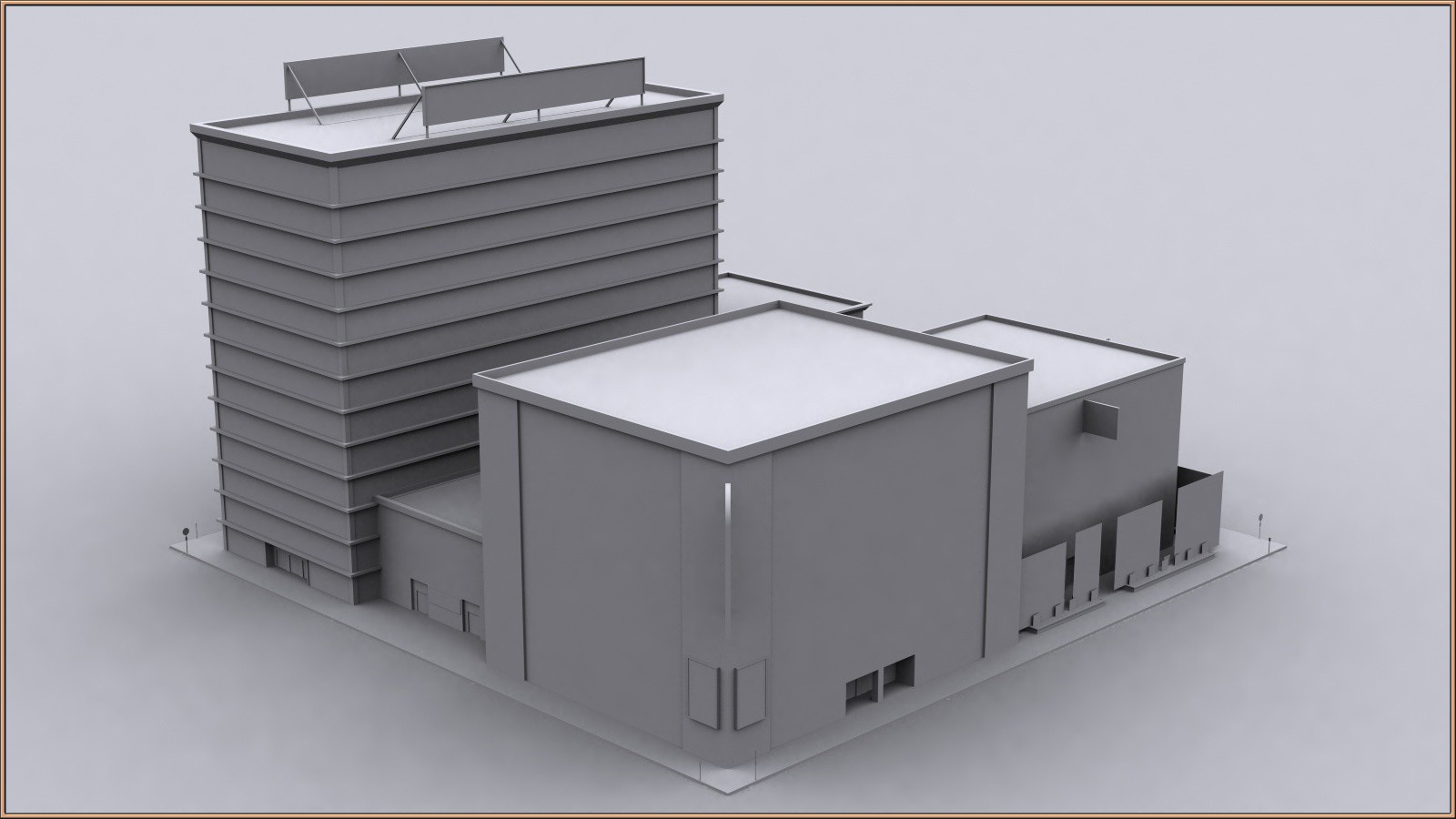 Movie Sets, Low Poly 05 by N/A