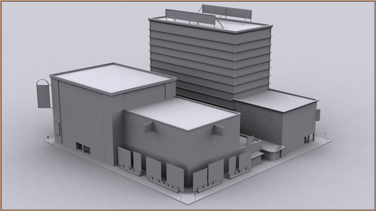 Movie Sets, Low Poly 05 by N/A