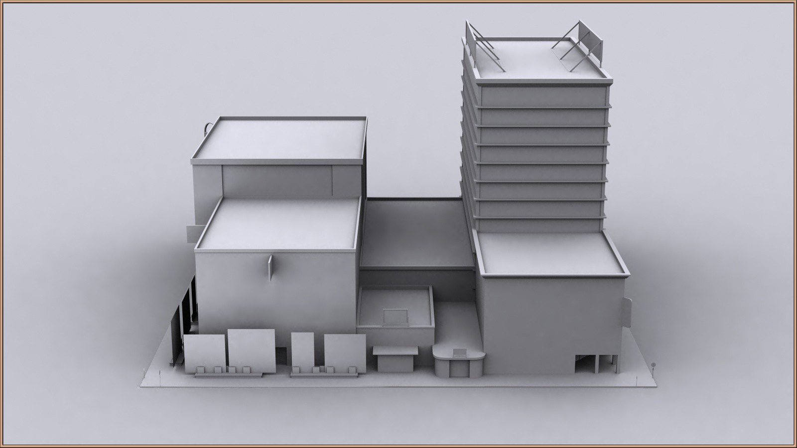 Movie Sets, Low Poly 05 by N/A