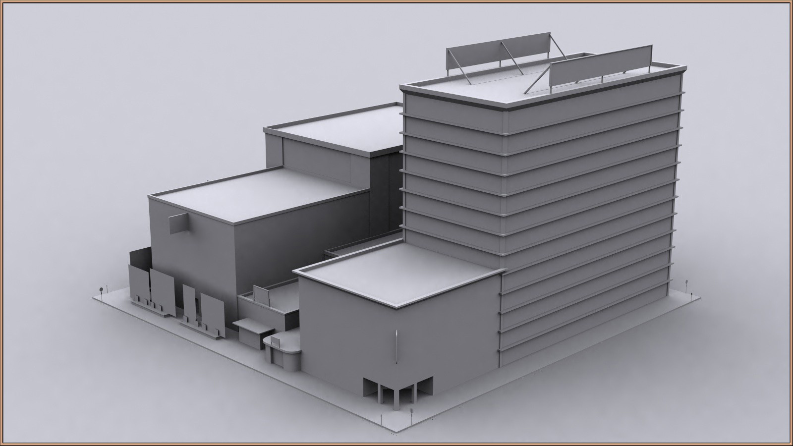 Movie Sets, Low Poly 05 by N/A