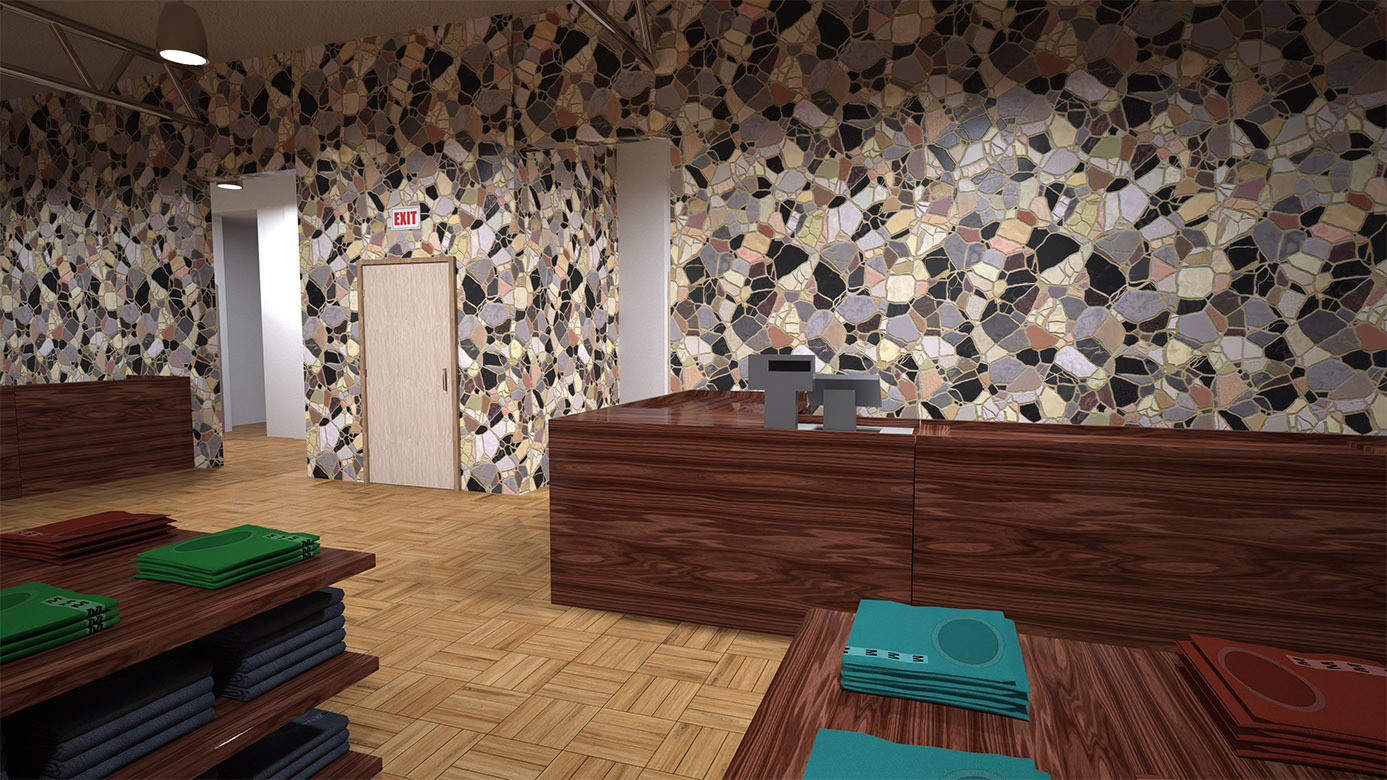 Clothing Store Interior by N/A