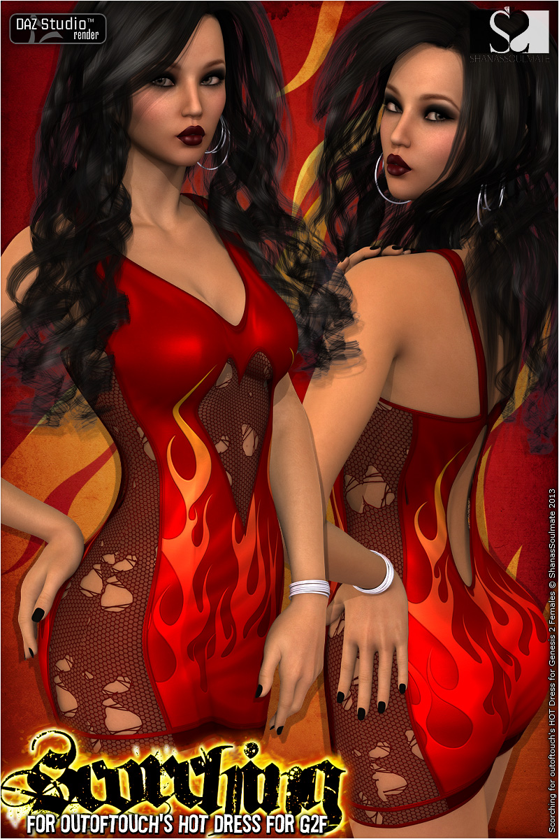 Scorching for HOT Dress by N/A