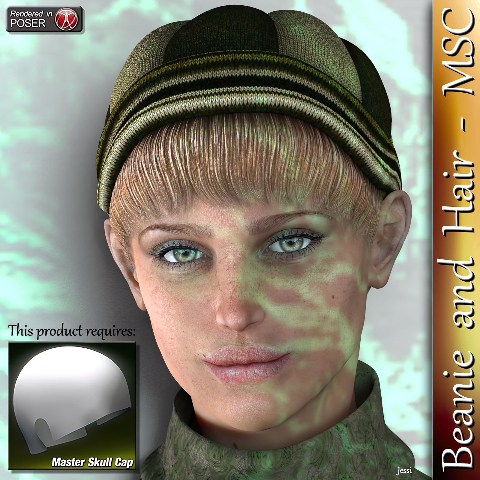 Beanie and Hair - MSC by N/A