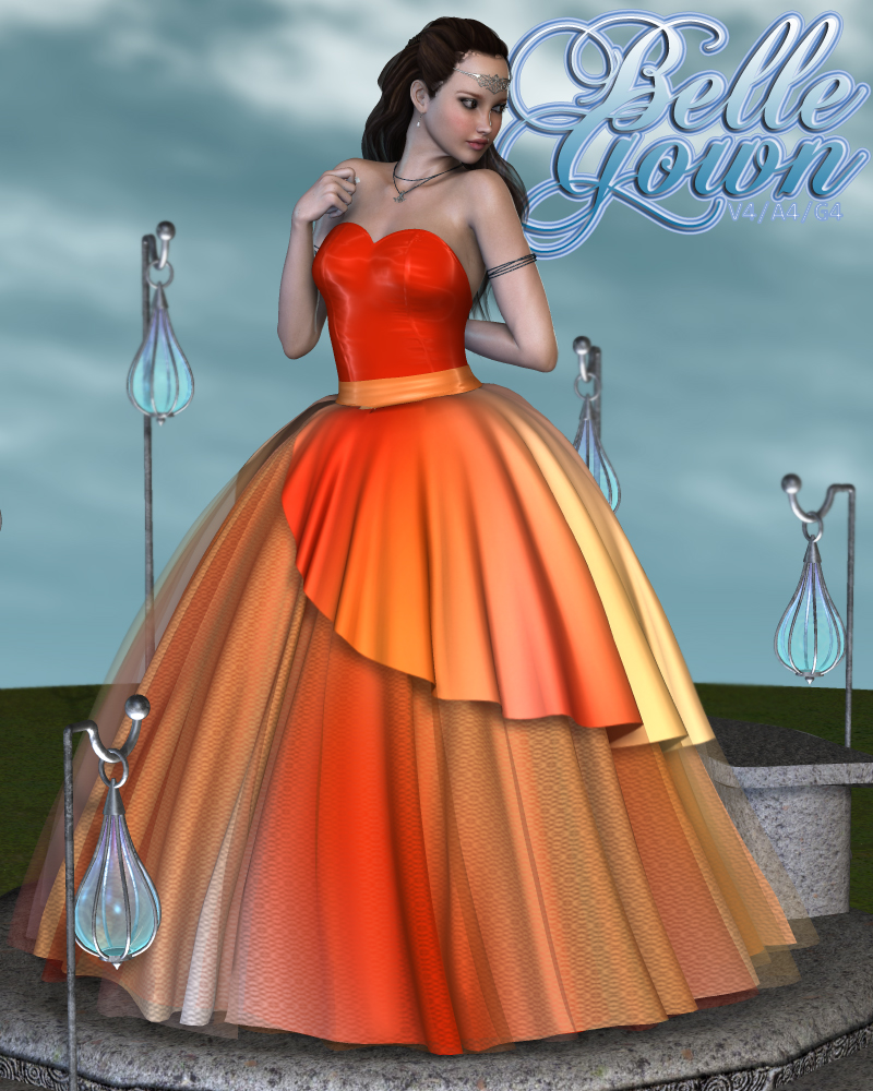 Belle Gown V4-A4-G4 by N/A