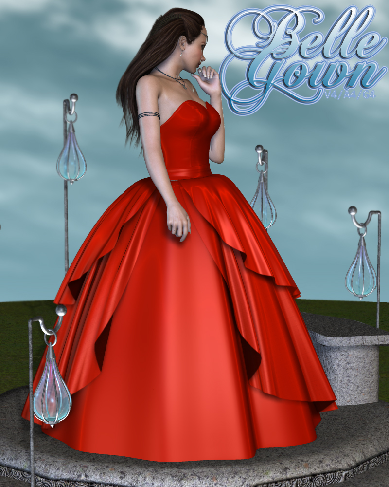 Belle Gown V4-A4-G4 by N/A