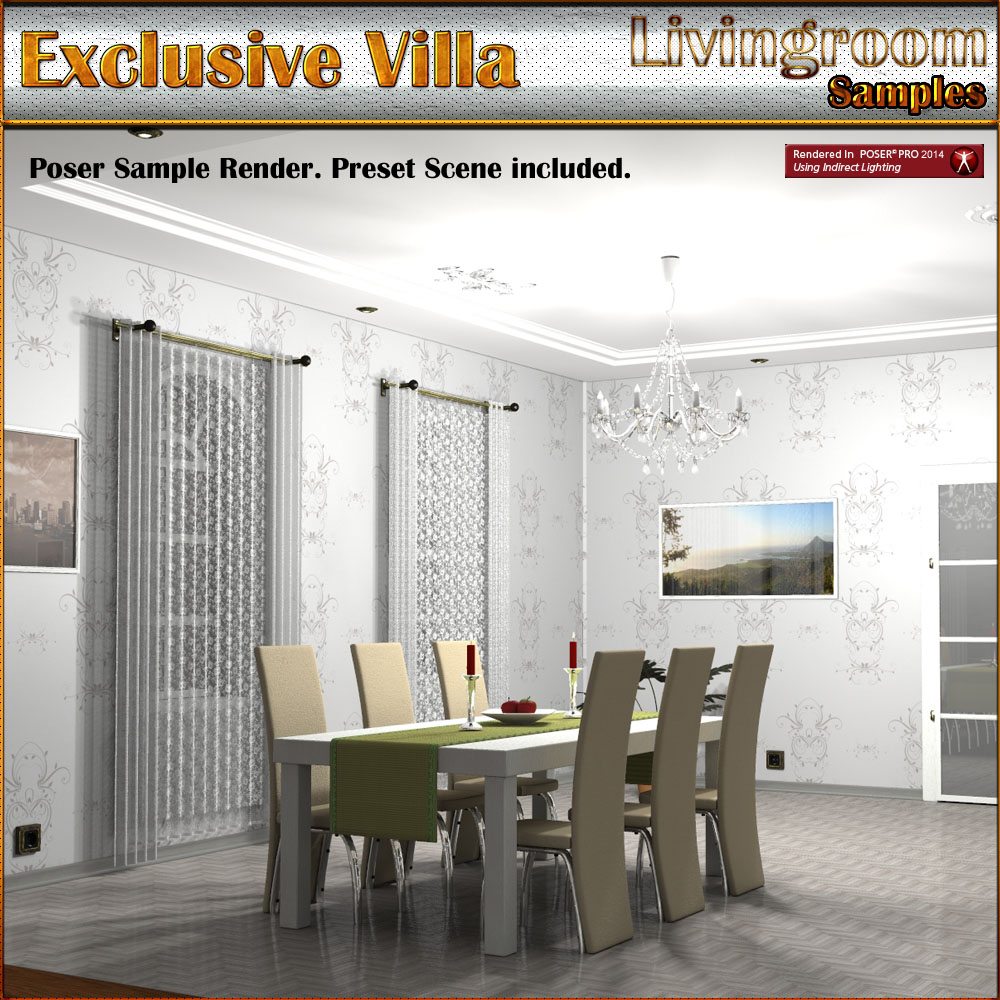 Exclusive Villa 2: Livingroom by N/A
