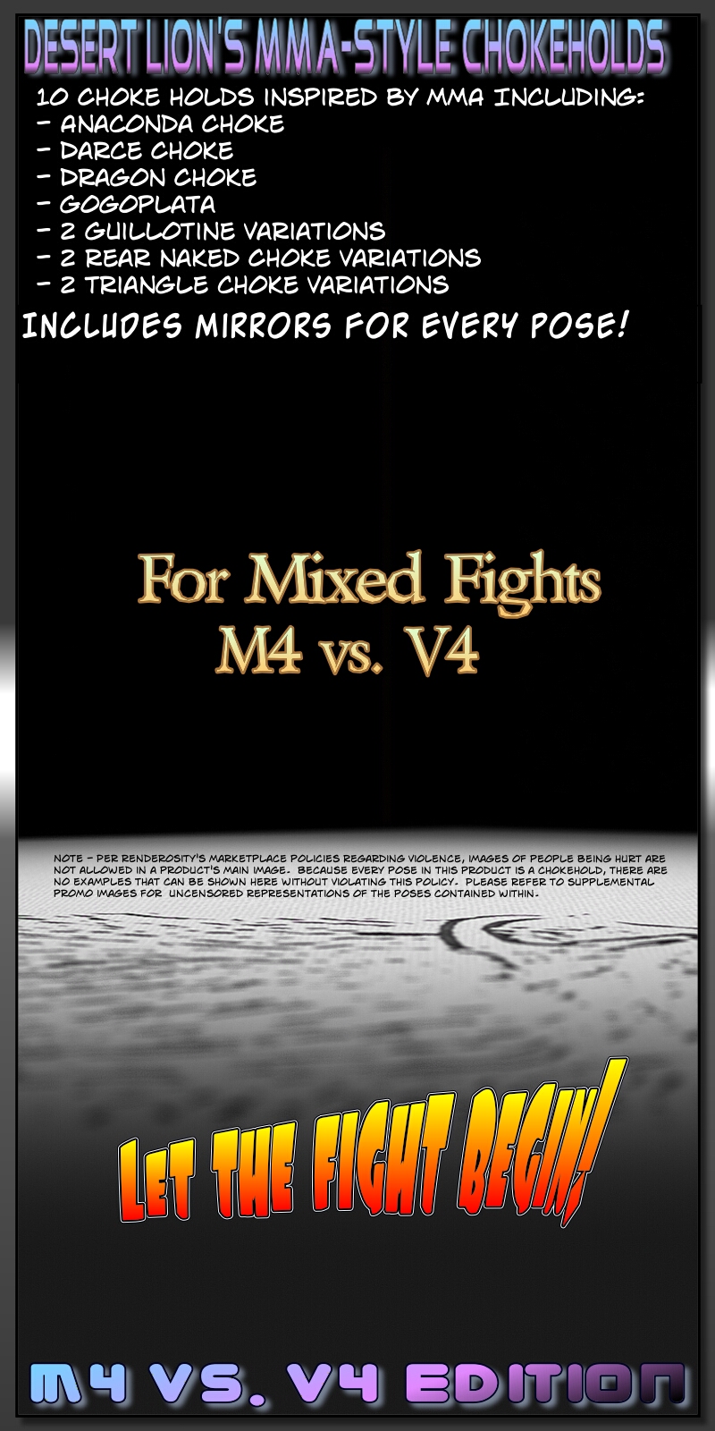 MMA Choke Set - M4 vs. V4 Edition by N/A