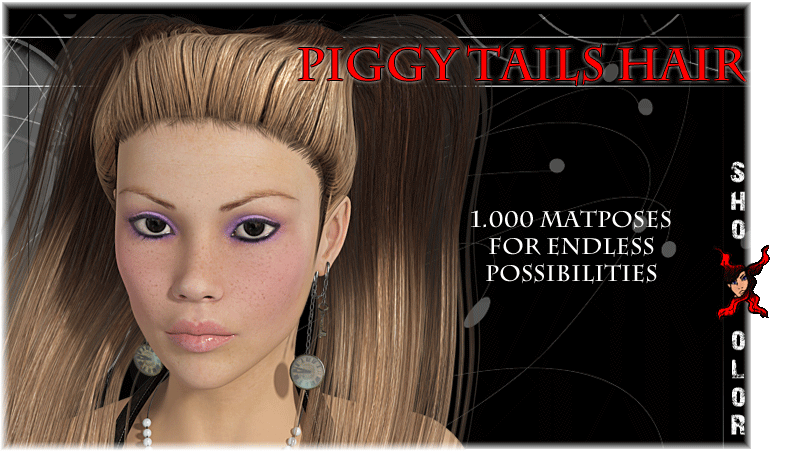 ShoXoloR for Piggy Tails Hair by N/A