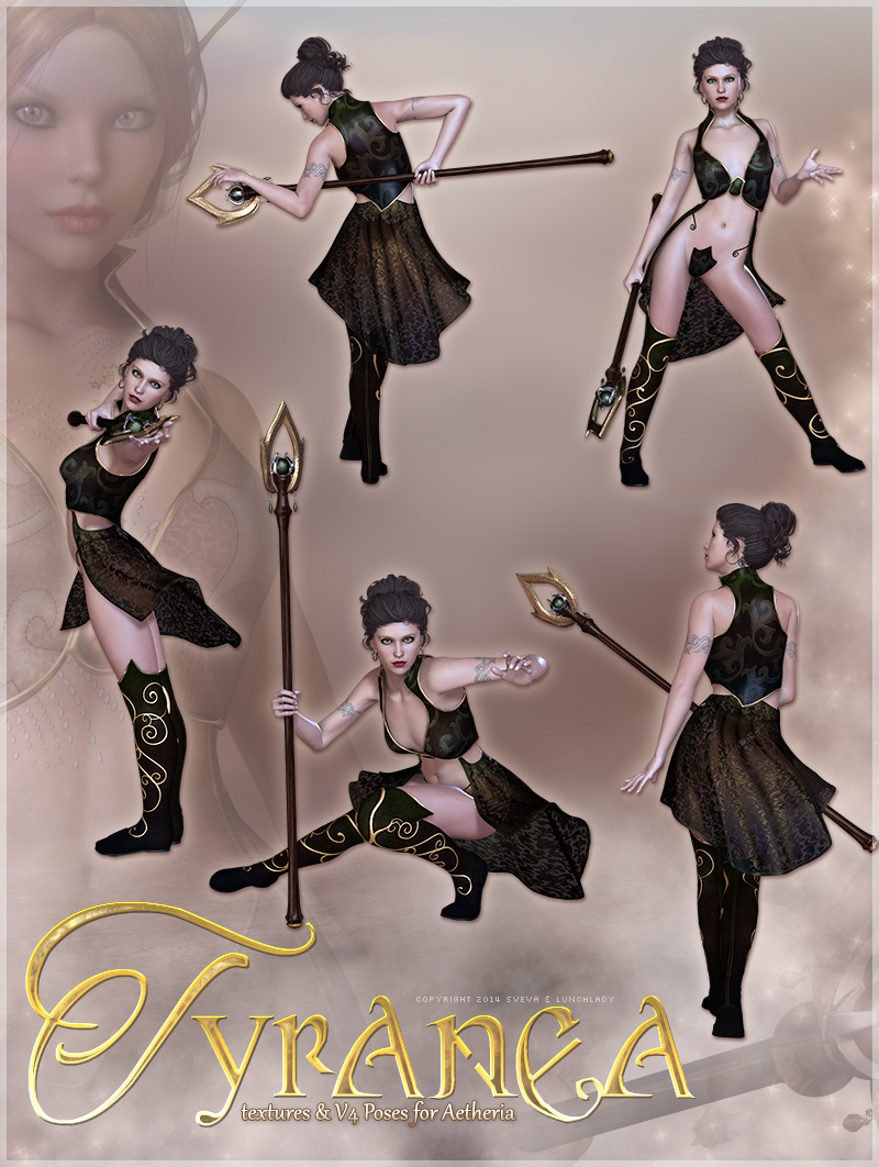 Tyranea for Aetheria Poses & Textures by N/A