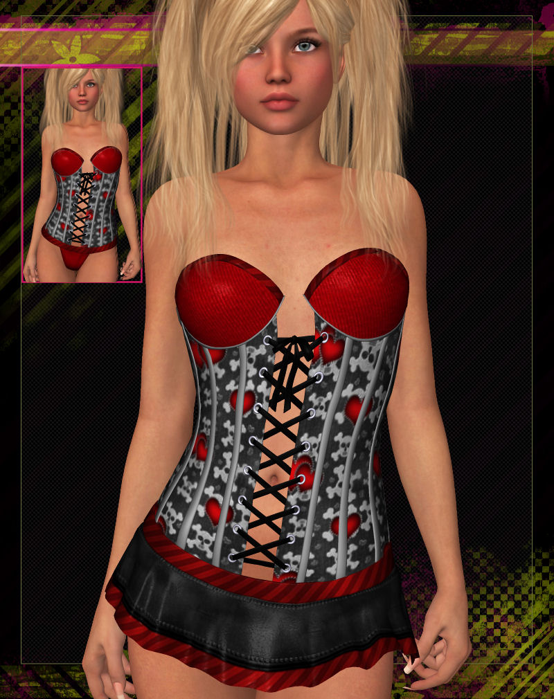 IMPULSE for Rose Raven Corset by N/A
