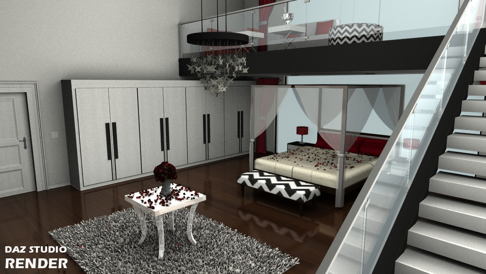 Romantic Bedroom by N/A
