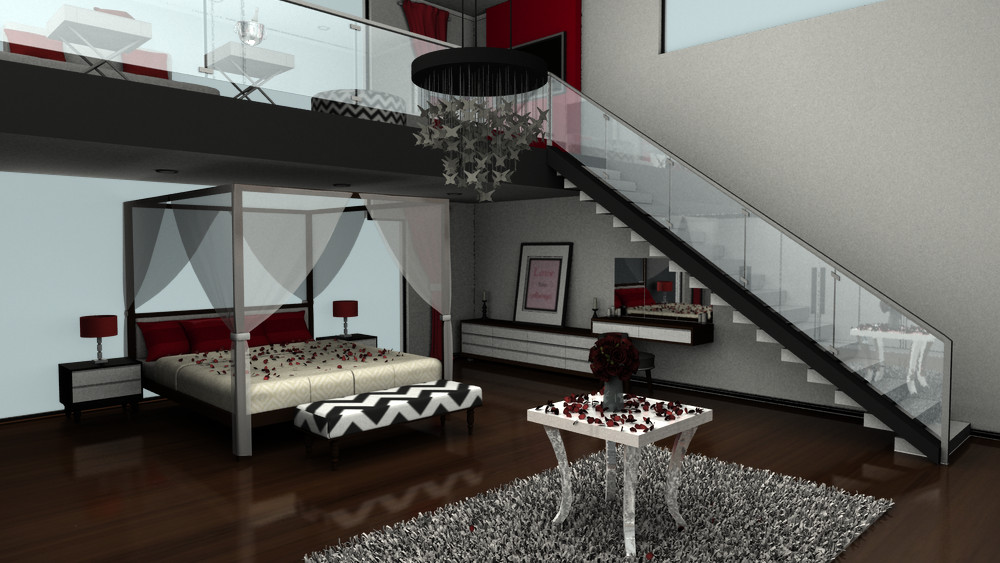 Romantic Bedroom by N/A