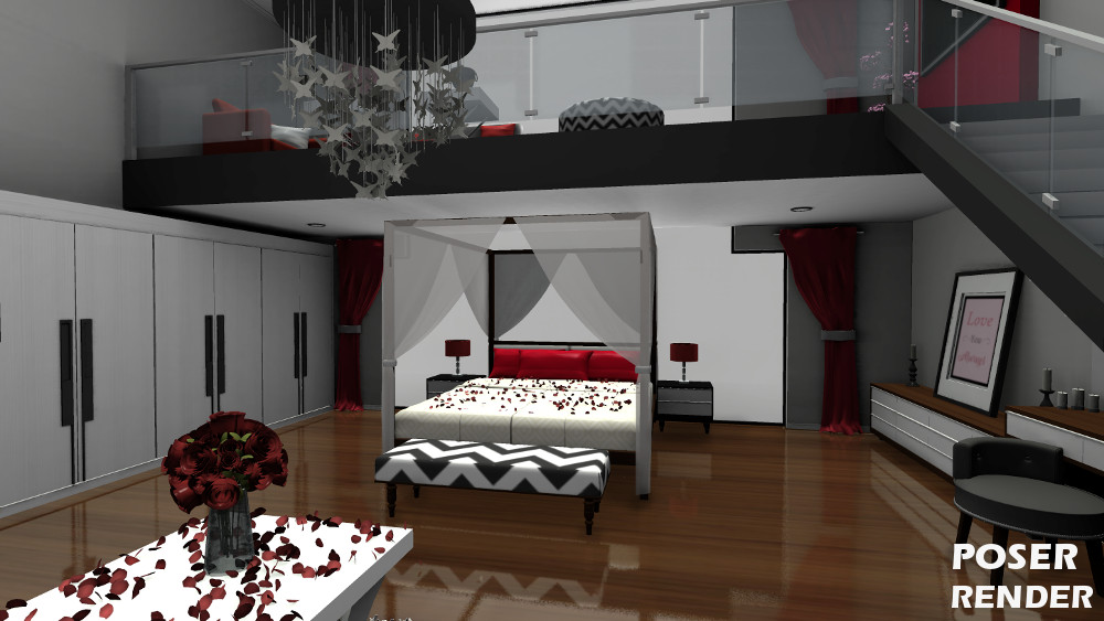 Romantic Bedroom by N/A