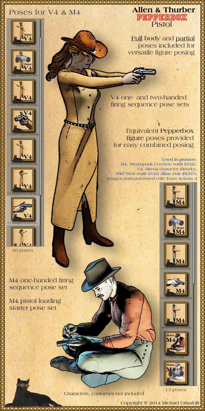 Allen & Thurber Pepperbox Pistol by N/A