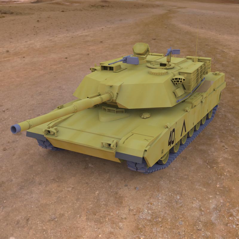 M1A1 Abrams (for 3D Studio Max) by N/A