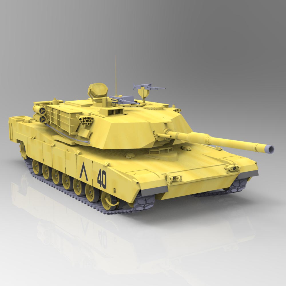 M1A1 Abrams (for 3D Studio Max) by N/A