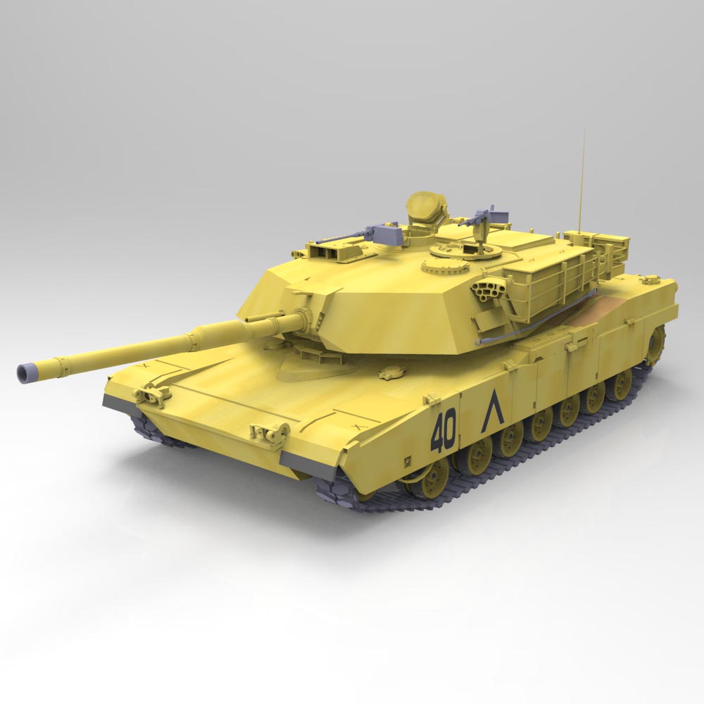 M1A1 Abrams (for 3D Studio Max) by N/A