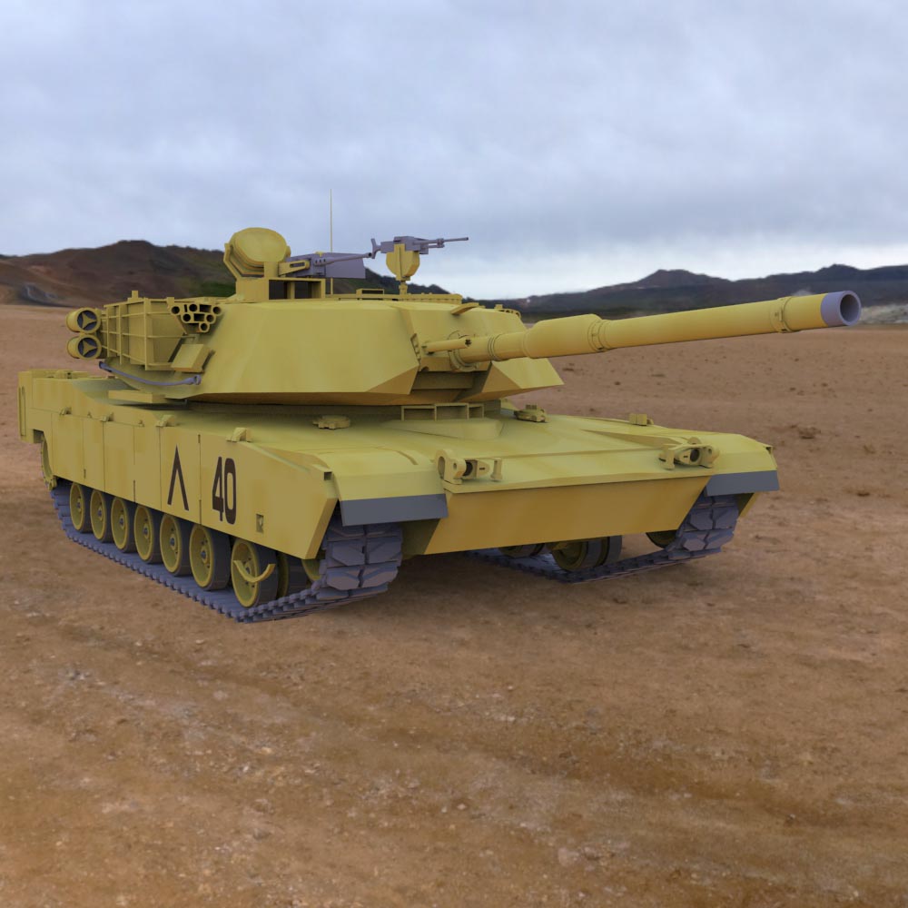 M1A1 Abrams (for 3D Studio Max) by N/A