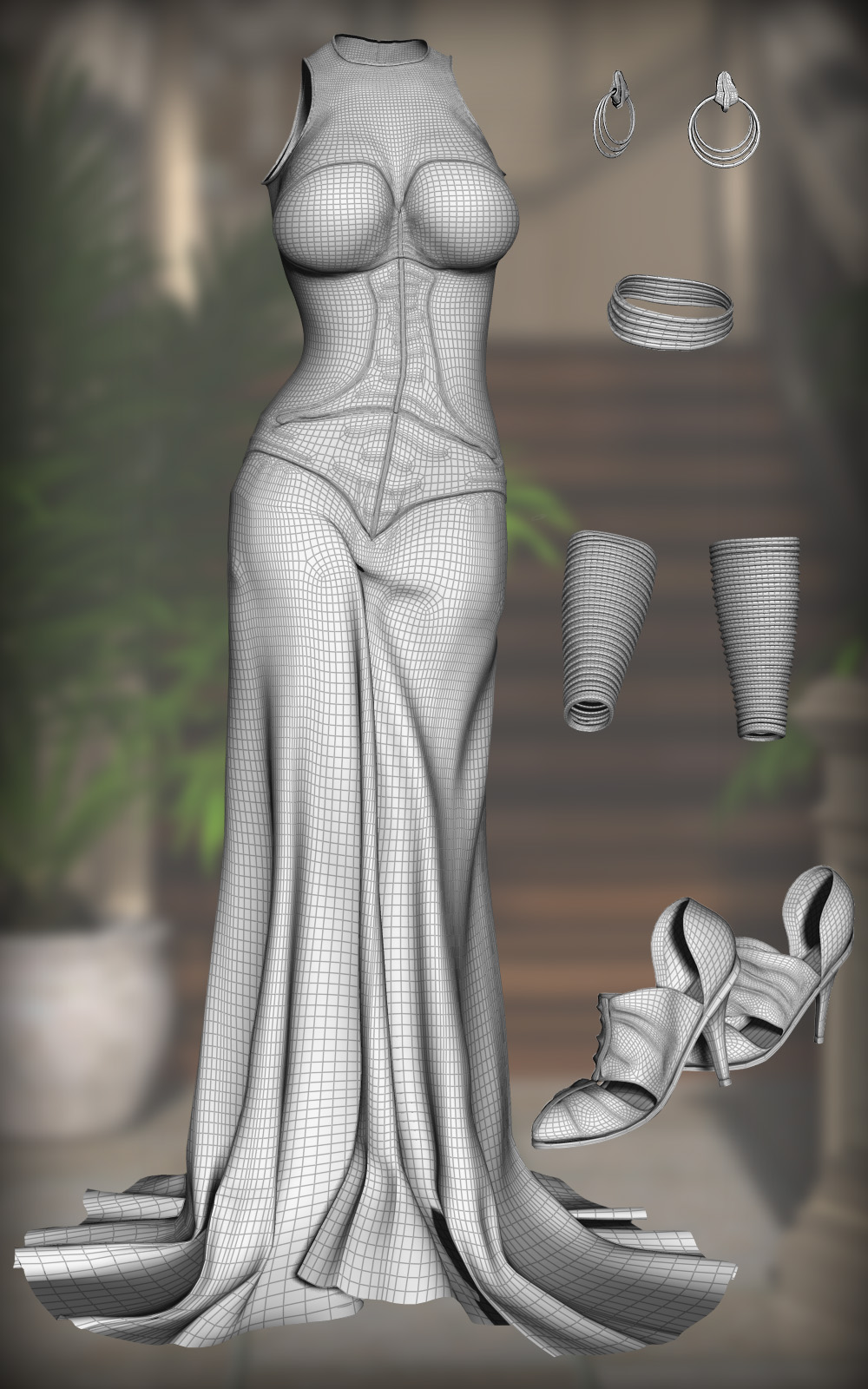 The Waterfall Dress by N/A
