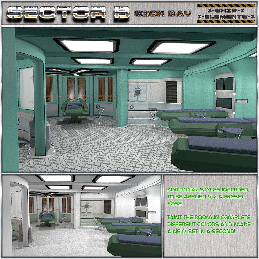 Ship Elements B4: Sick Bay by N/A
