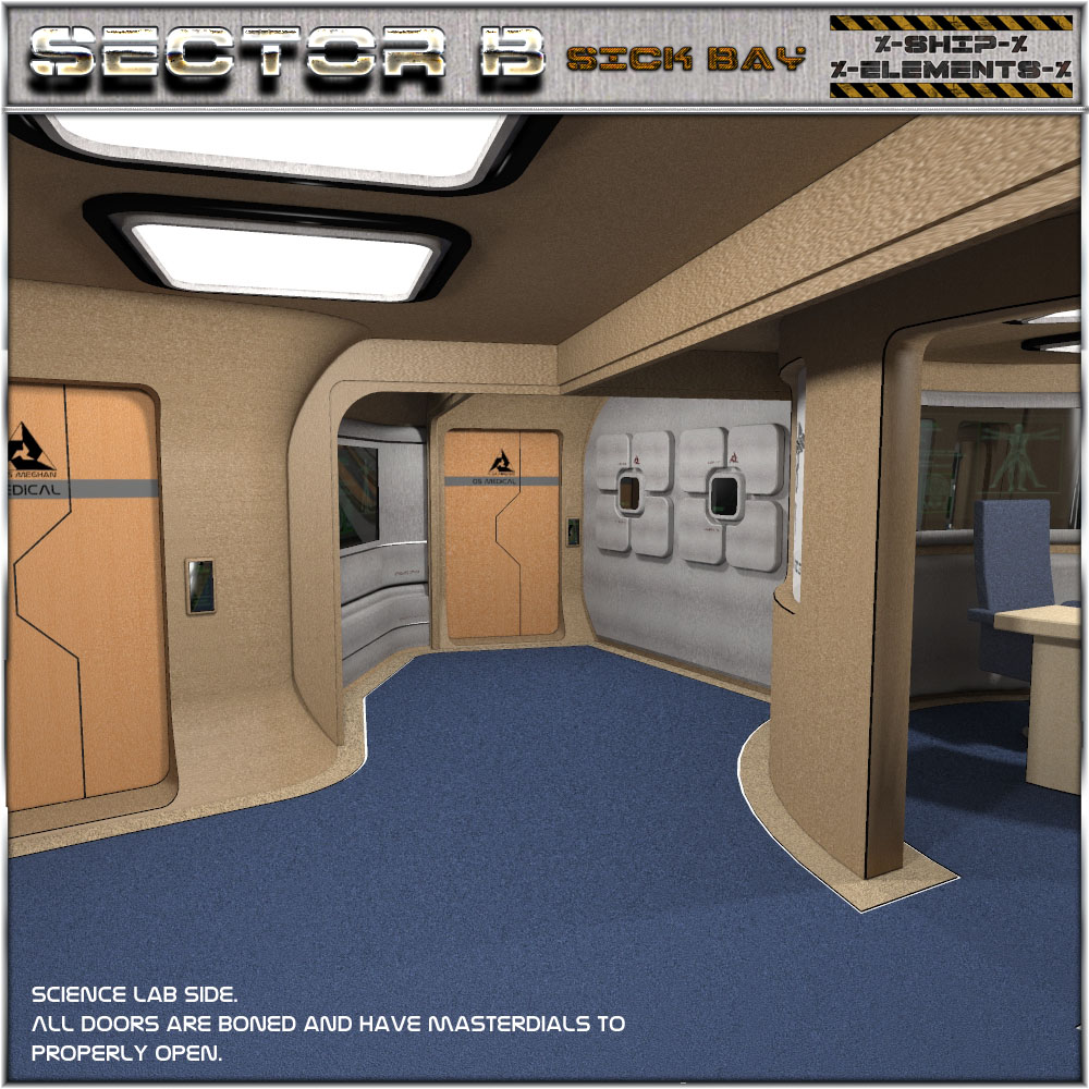 Ship Elements B4: Sick Bay by N/A