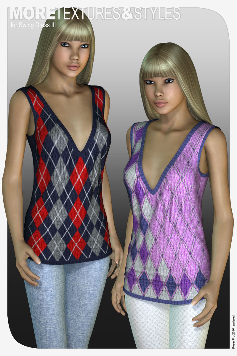 MORE Textures & Styles for Swing Dress III by N/A
