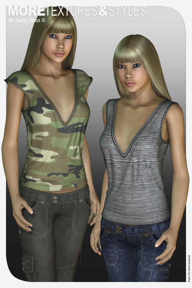 MORE Textures & Styles for Swing Dress III by N/A