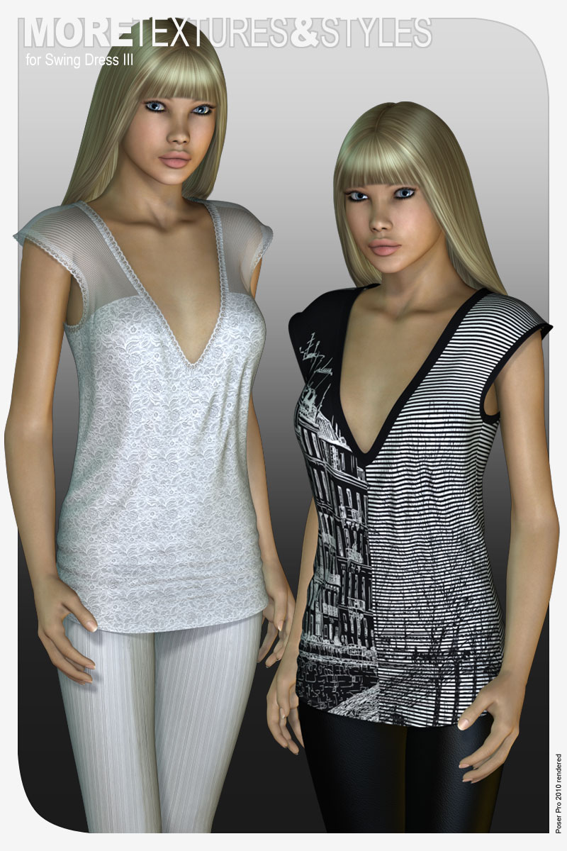 MORE Textures & Styles for Swing Dress III by N/A