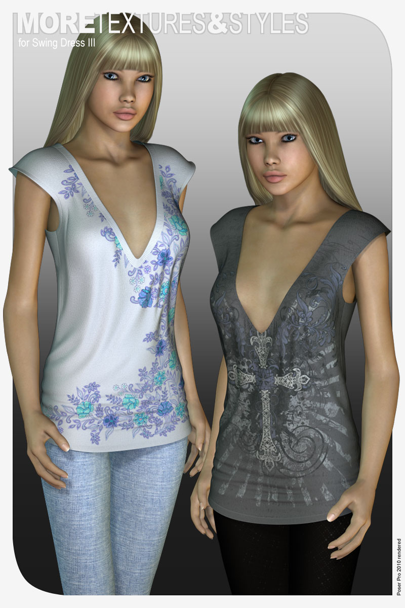 MORE Textures & Styles for Swing Dress III by N/A