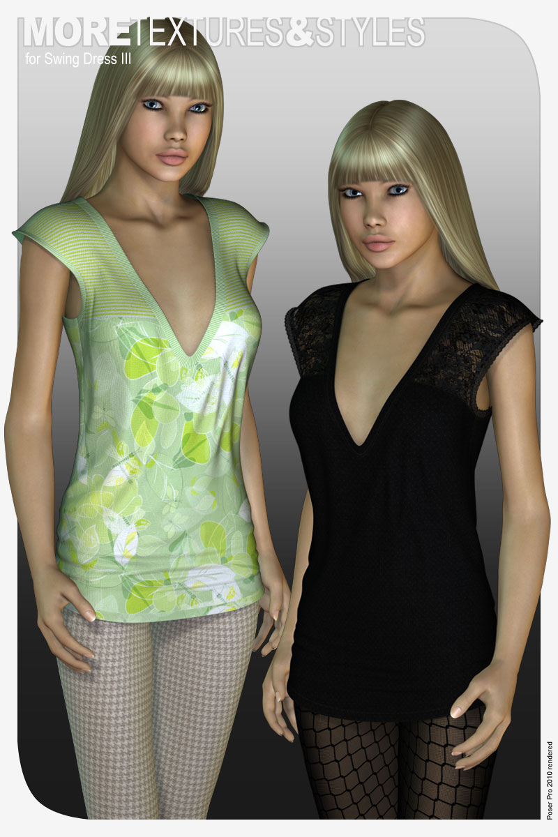 MORE Textures & Styles for Swing Dress III by N/A