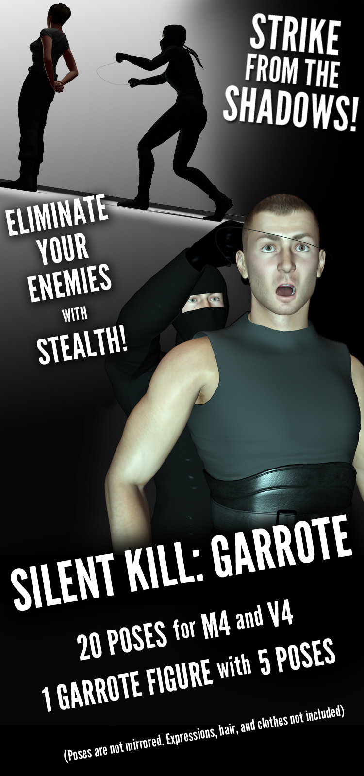 Silent Kill: Garrote Poses by N/A