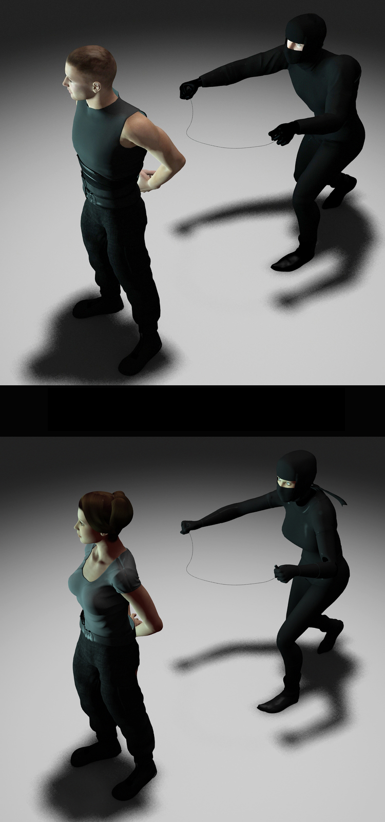 Silent Kill: Garrote Poses by N/A