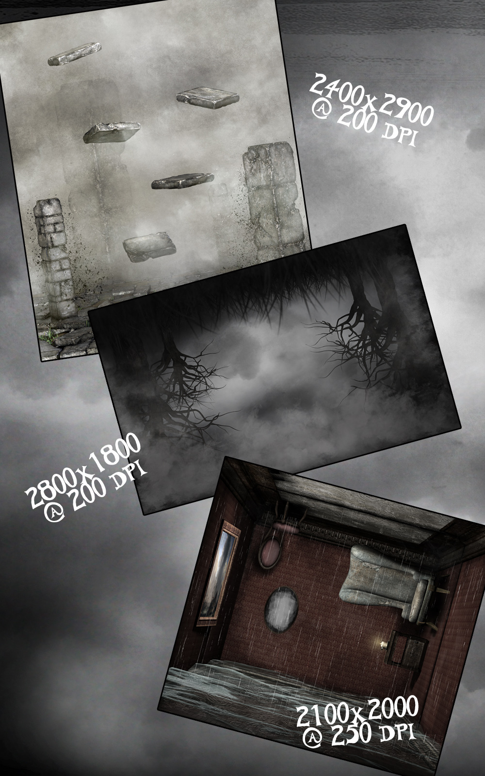 Interactive Backgrounds: Vol4 - Strange Places by N/A