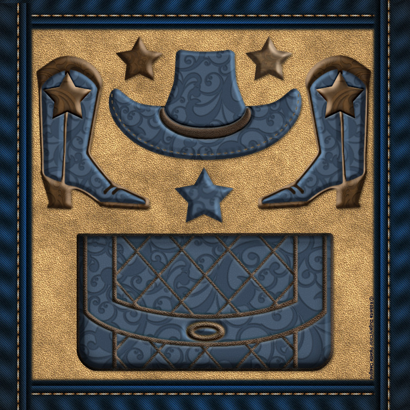 Tooled Leather Styles with Free Gift by N/A