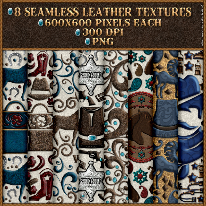 Tooled Leather Styles with Free Gift by N/A