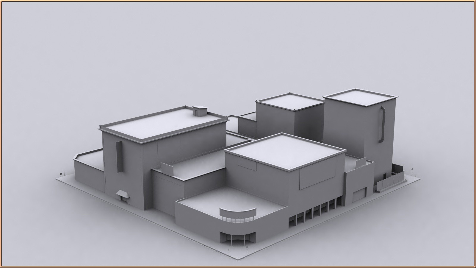 Movie Sets, Low Poly 07 by N/A