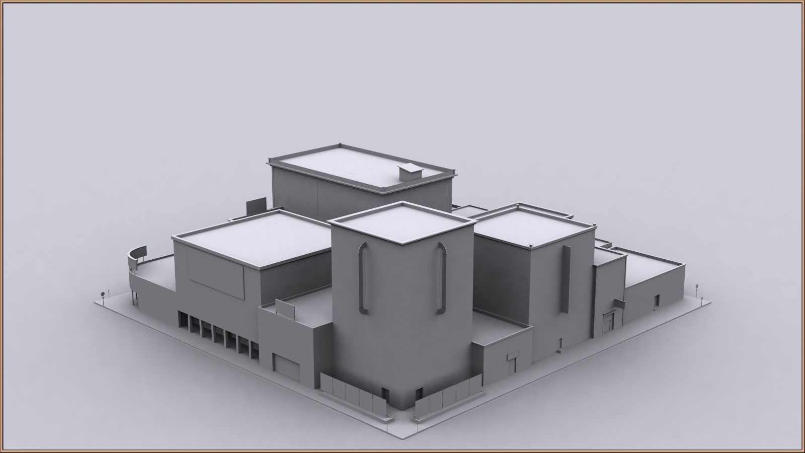 Movie Sets, Low Poly 07 by N/A