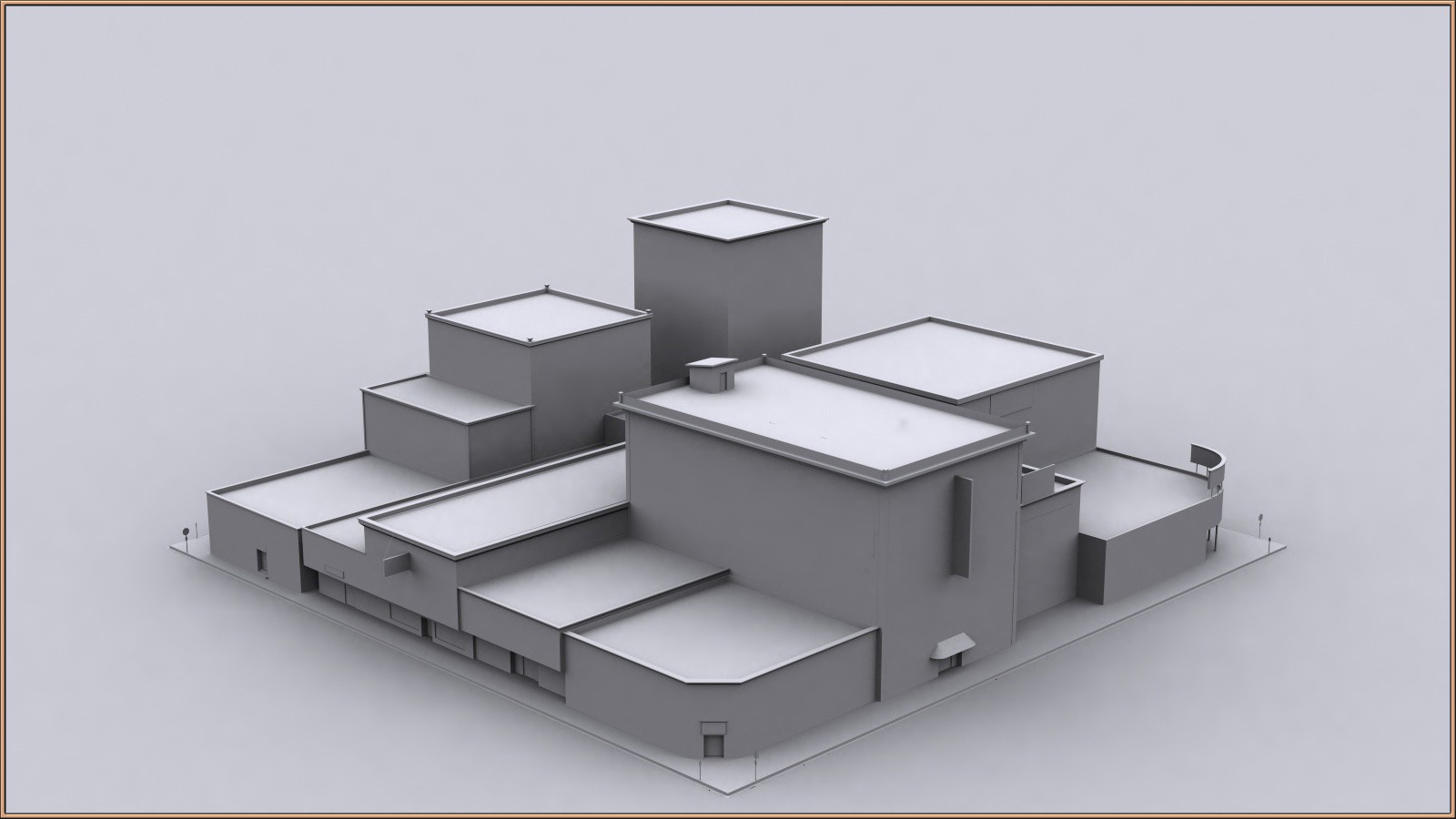 Movie Sets, Low Poly 07 by N/A