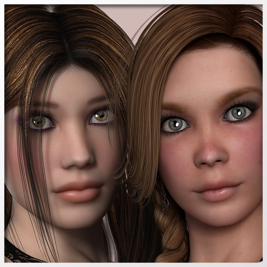 AM: Woman 13- Faceshapes Merchant Ressource by N/A