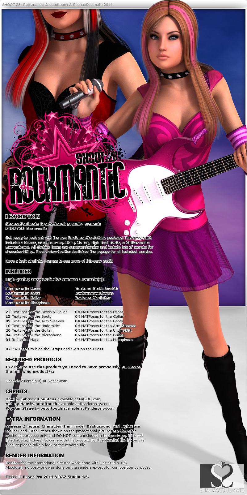 SHOOT 28: Rockmantic for Genesis 2 Female(s) by N/A
