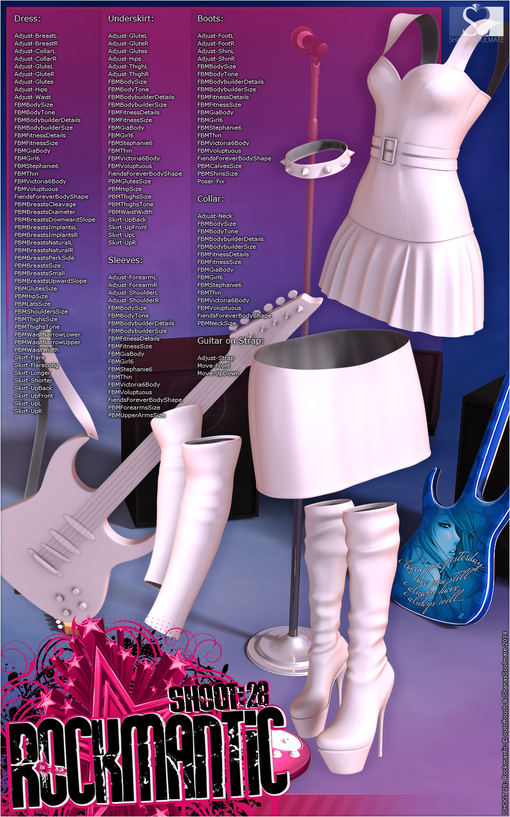 SHOOT 28: Rockmantic for Genesis 2 Female(s) by N/A