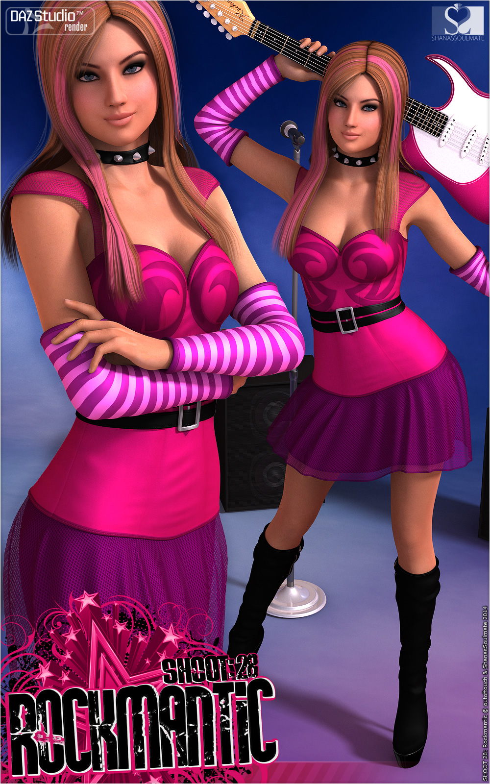 SHOOT 28: Rockmantic for Genesis 2 Female(s) by N/A