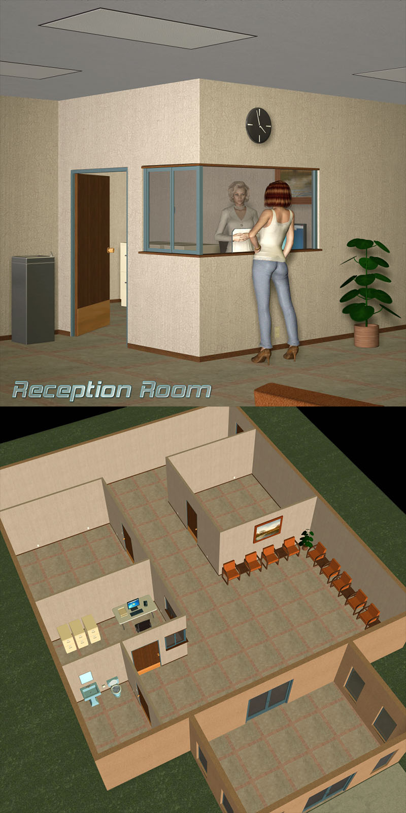 The Reception Room by N/A