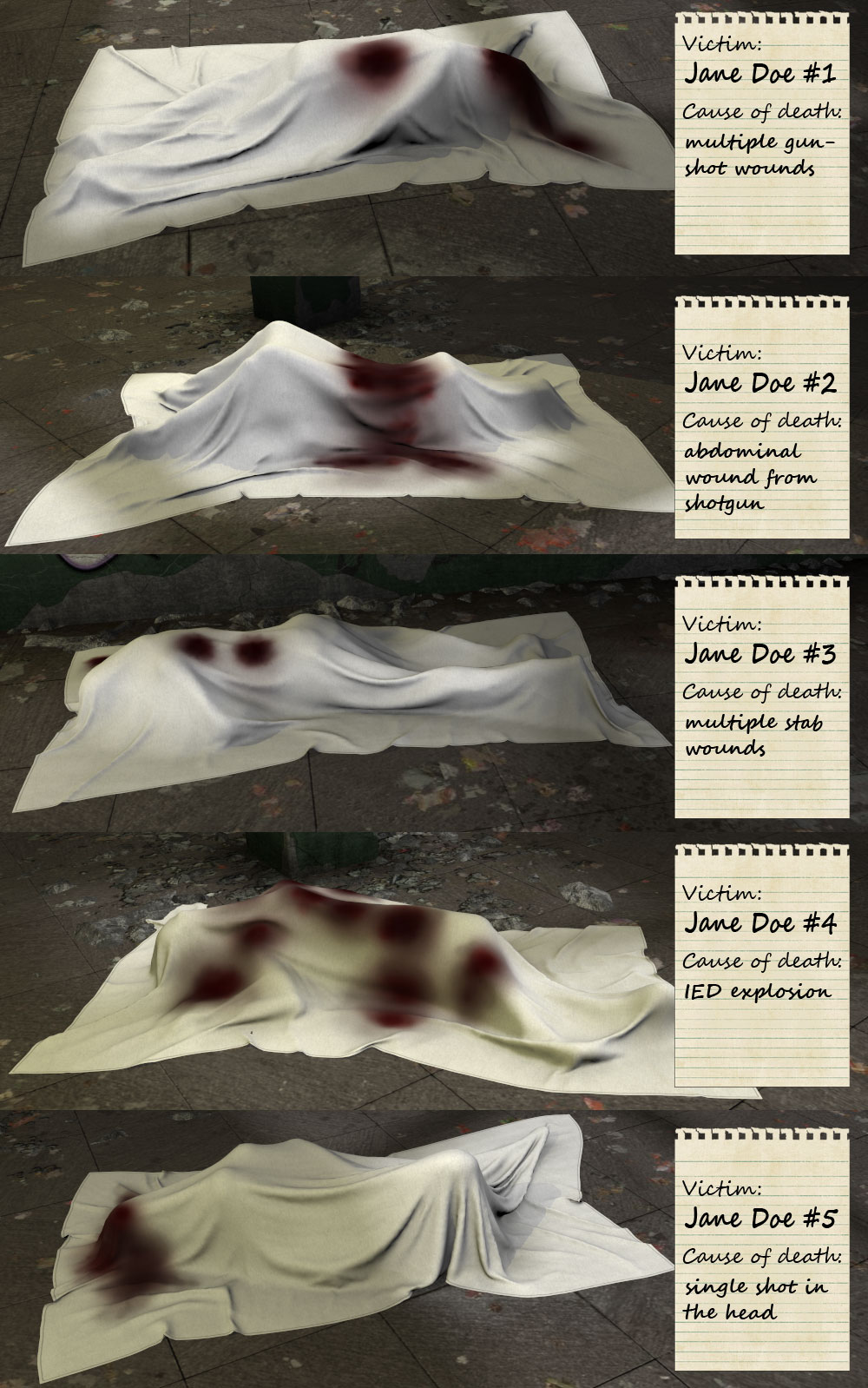 Gruesome Crime Scene by N/A