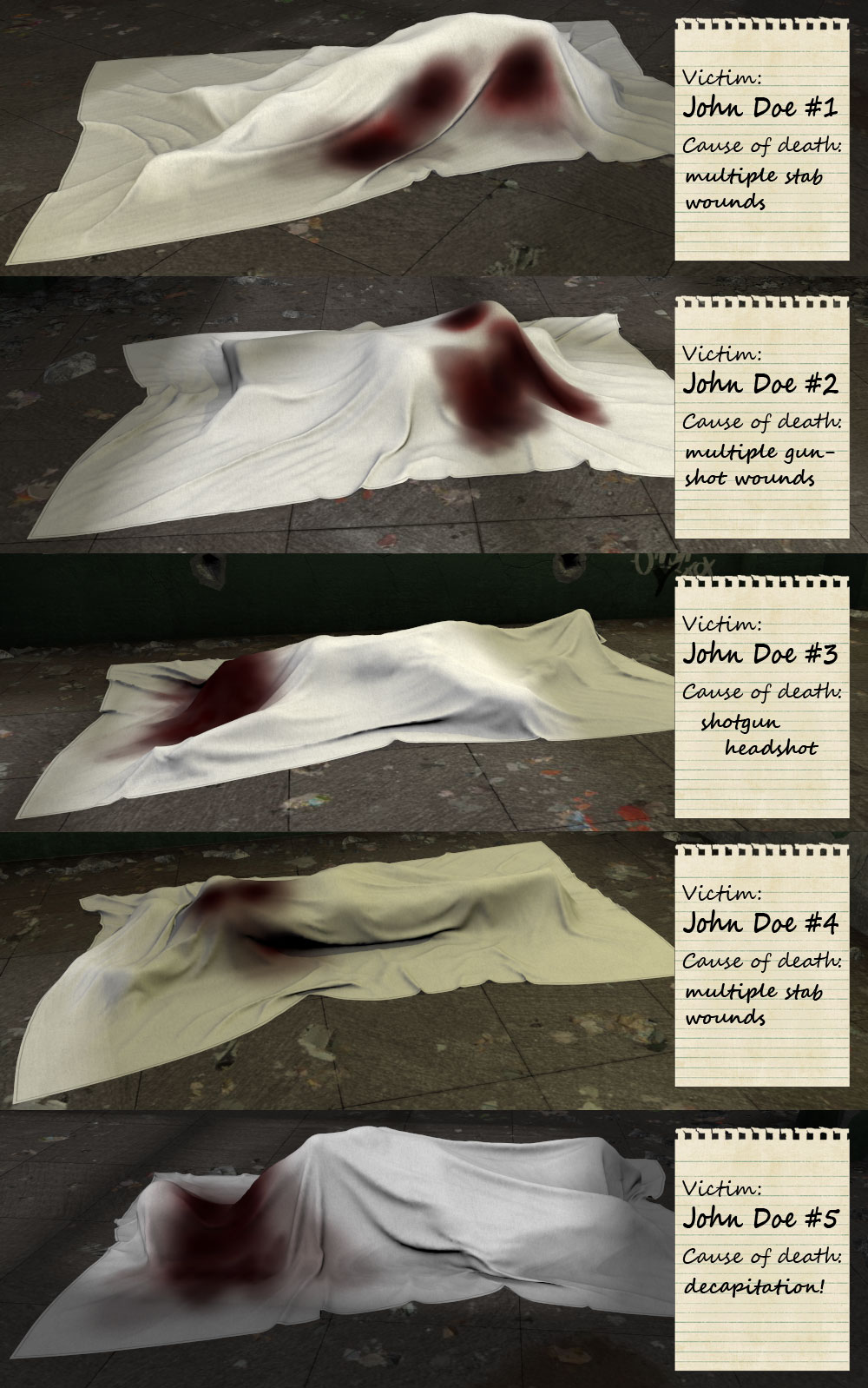 Gruesome Crime Scene by N/A