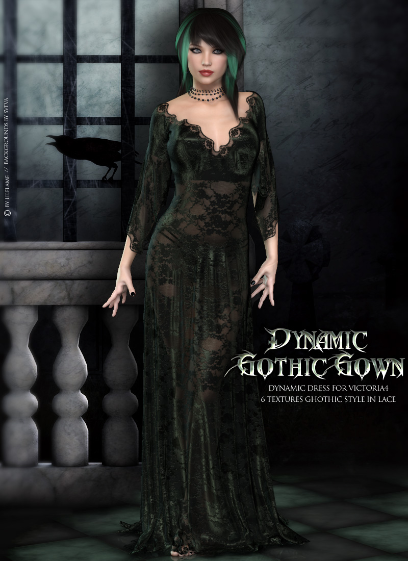 Dynamic Gothic Gown V4 by N/A
