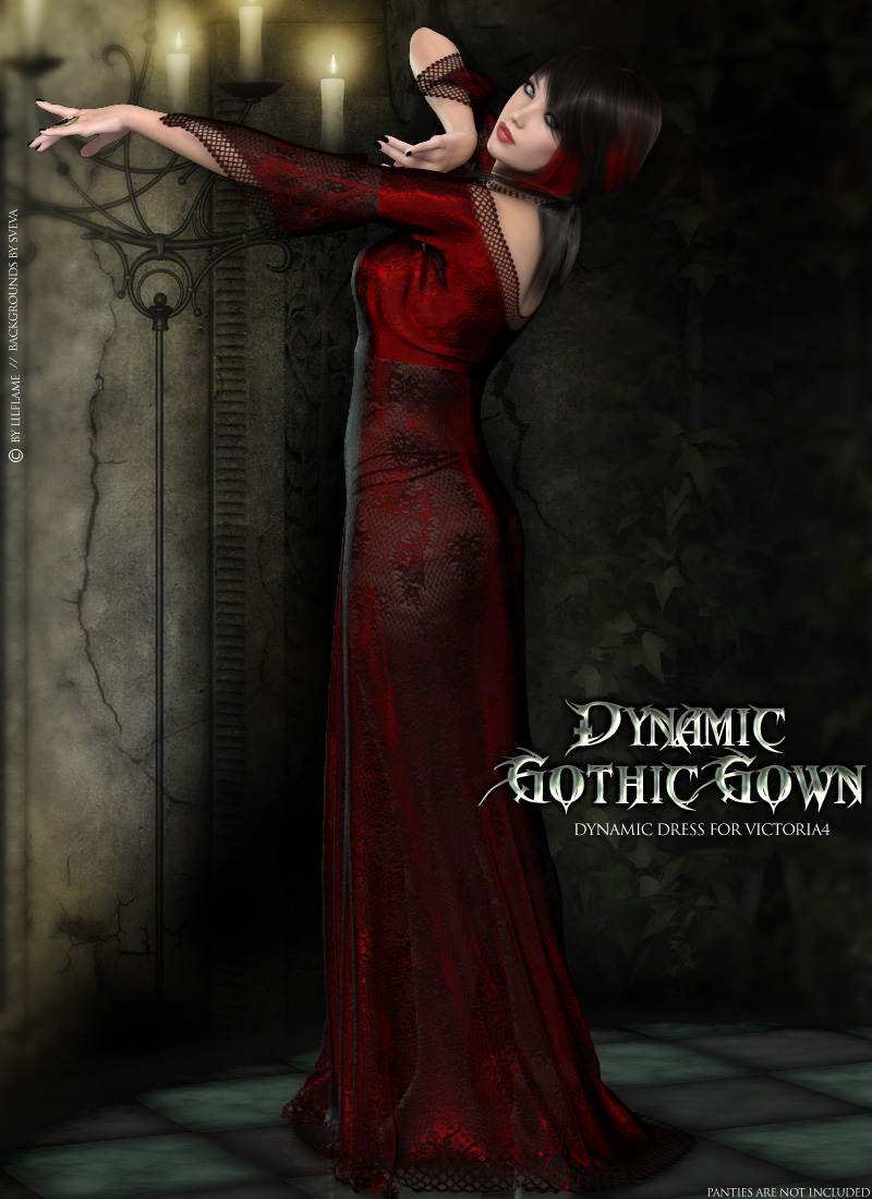 Dynamic Gothic Gown V4 by N/A