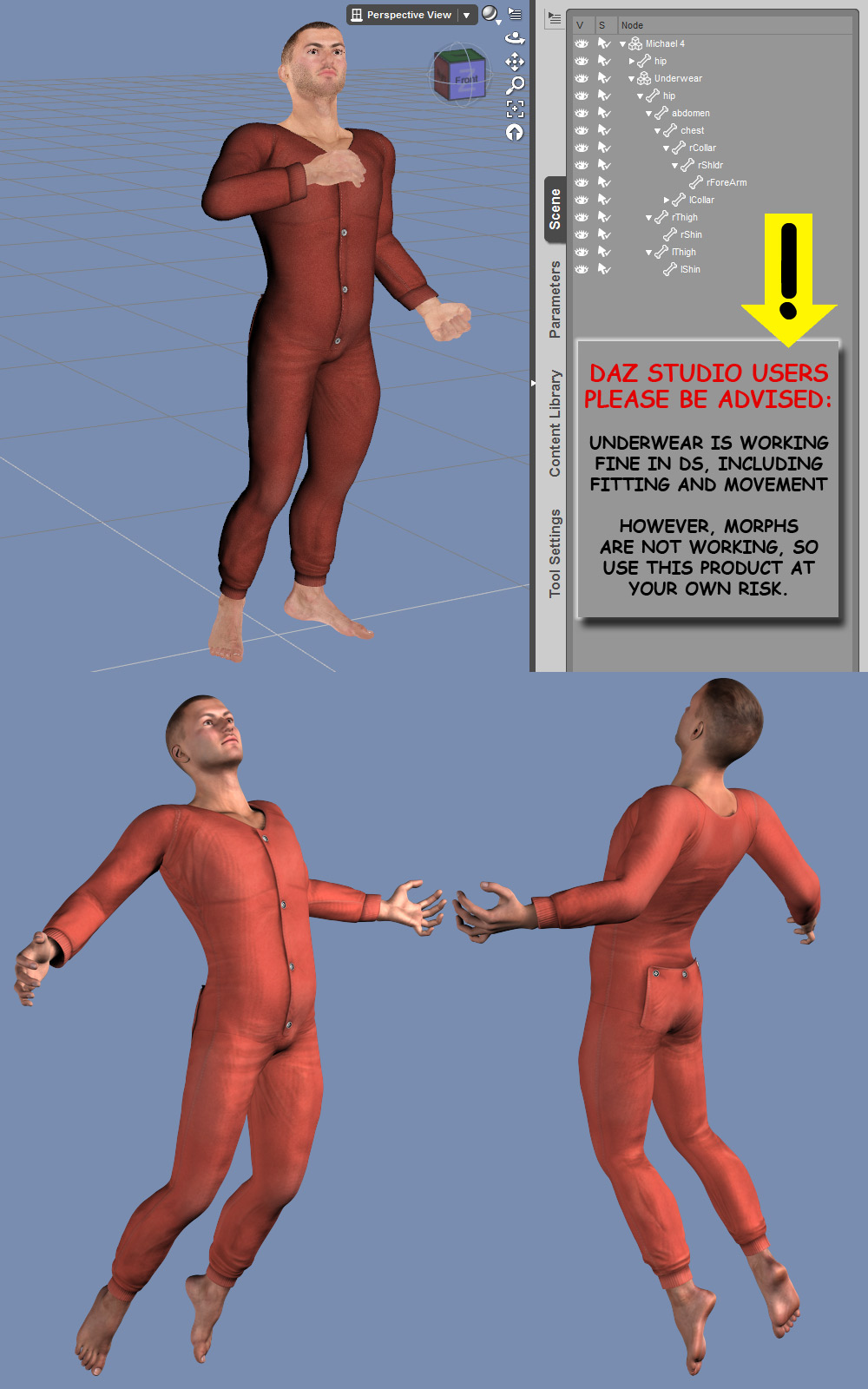 Long Johns Underwear by N/A